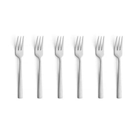 Amefa - Ventura 6 Gebaksvorkjes - Mat Zilver Amefa - Ventura 1924 6 Cake Forks in window box Amefa