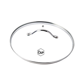 Cook & Pan - Glazen deksel 24 cm By C&P - Glazen deksel 24 cm Pannendeksel By C&P