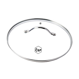 Cook & Pan - Glazen deksel 28 cm By C&P - Glazen deksel 28 cm Pannendeksel By C&P