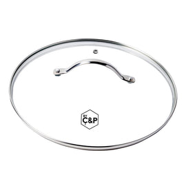 Cook & Pan - Glazen deksel 30 cm By C&P - Glazen deksel 30 cm Pannendeksel By C&P