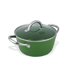 Cook & Pan - Go Green Kookpan 22 cm met glazen deksel By C&P - Go Green Kookpan 22 cm met glazen deksel Kookpan By C&P