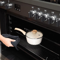 By C&P - Go Ivory Steelpan 18 cm met glazen deksel Steelpan By C&P