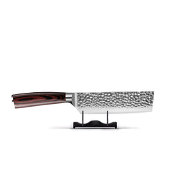 Shinrai Knives - Hammered RVS Nakiri 18 cm Hammered RVS Series - Nakiri mes Shinrai Japan