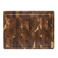 Luxe snijplank licht acaciahout - 41 x 30 x 4.5 cm Shinrai Japan