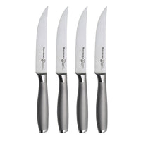 Messermeister - Avanta 4-delige zilvere steak messenset Messensets Messermeister