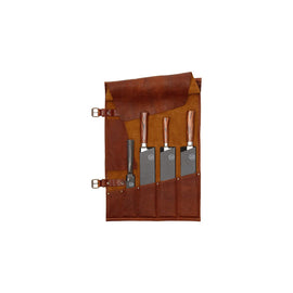 Witloft - Classic Leren Messenrol 5 Vakken - Cognac Witloft - Classic Leren Messenrol 5 Vakken - Cognac Messenrol leer Witloft