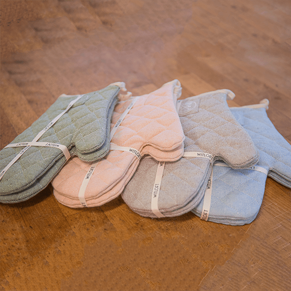 Witloft - Gerecycled Katoen Ovenwanten (2 st.) - Zand Ovenwanten Witloft