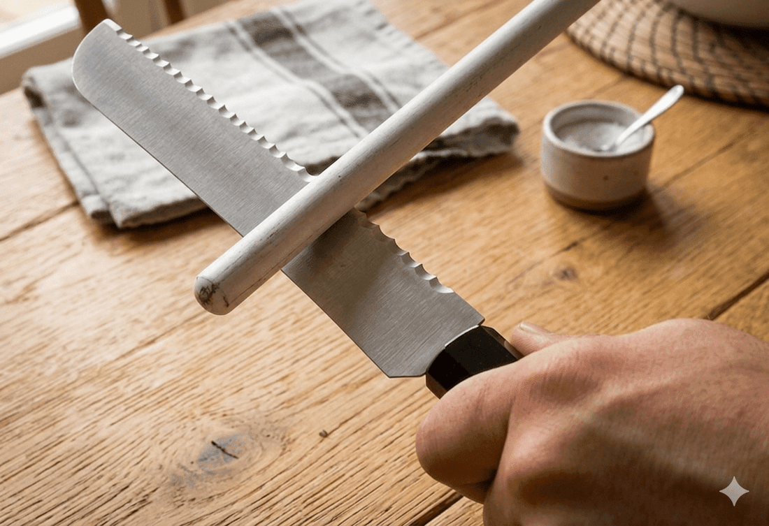 Comment aiguiser un couteau à pain ? (Guide étape par étape)