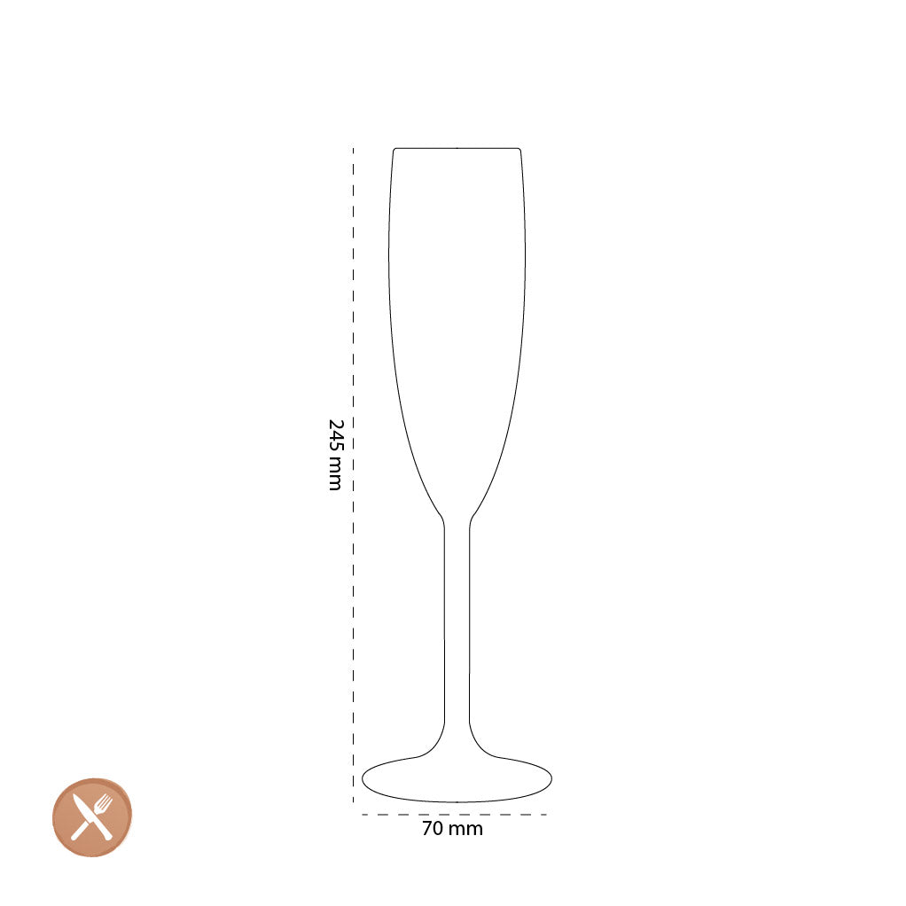 Leonardo - DAILY Champagne Glazen 200ml - 6 stuks