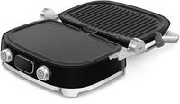 Smeg - Multifunctionele Grill  | Zwart | Jaren 50 | Contactgrill