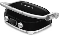Smeg - Multifunctionele Grill  | Zwart | Jaren 50 | Contactgrill