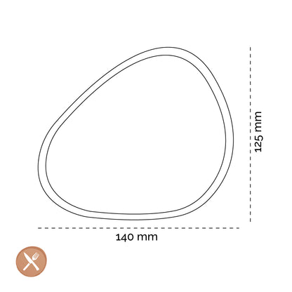 Lind DNA - Onderzetterhouder Curve S Eiken Gerookt