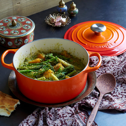LeCreuset - Rôti- / Faitout Signature rond Orange-rouge 18cm 1,8l