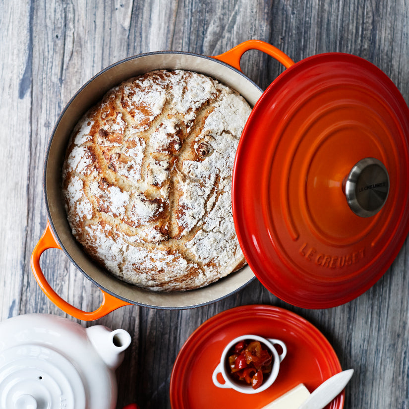 LeCreuset - Rôti- / Faitout Signature rond Orange-rouge 18cm 1,8l