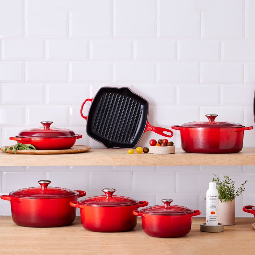 LeCreuset - Rôti- / Faitout Signature rond Rouge cerise 20cm 2,4l