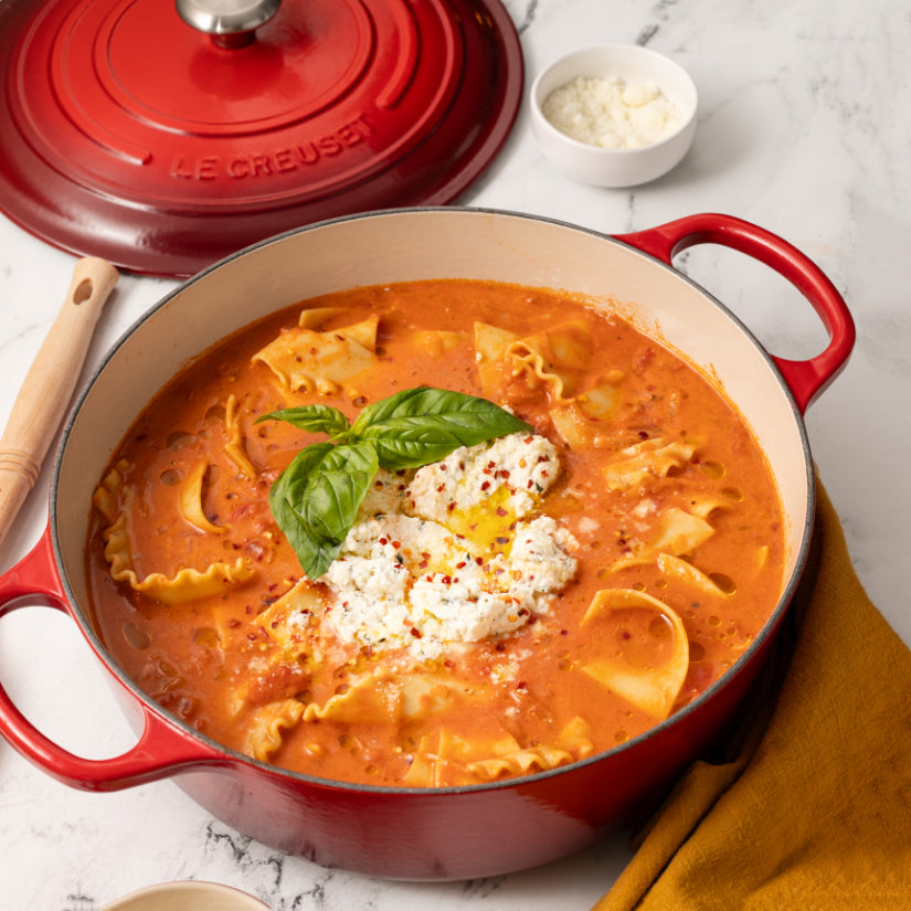 LeCreuset - Rôti- / Faitout Signature rond Rouge cerise 24cm 4,2l
