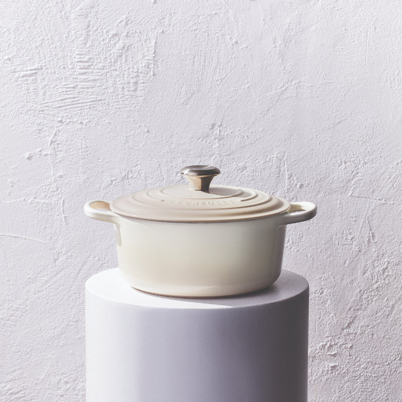 LeCreuset - Rôti- / Faitout Signature rond Meringue 24cm 4.2l
