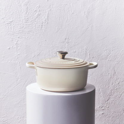 LeCreuset - Rôti- / Faitout Signature rond Meringue 24cm 4.2l