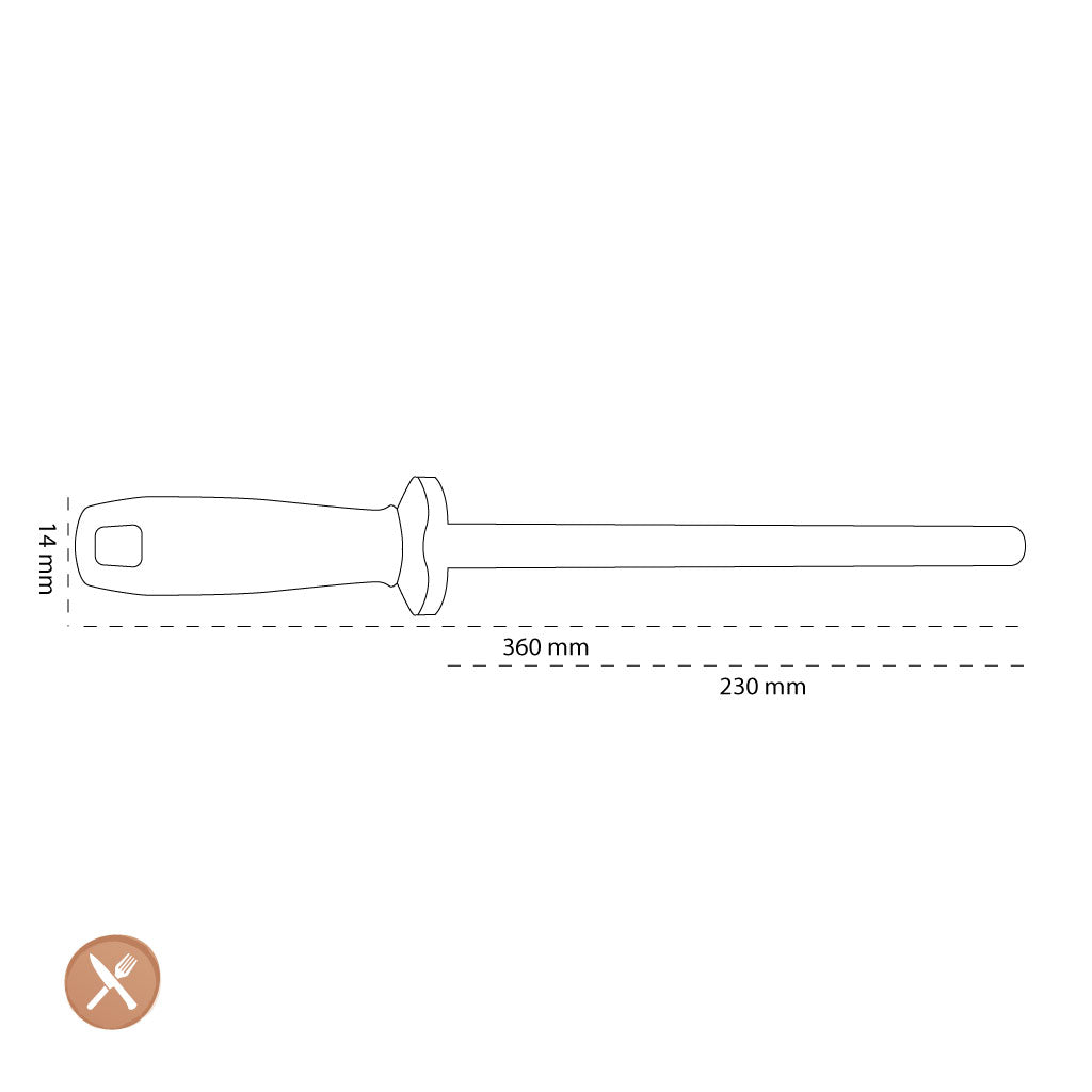 Zwilling - Keramische slipstaaf 230 mm