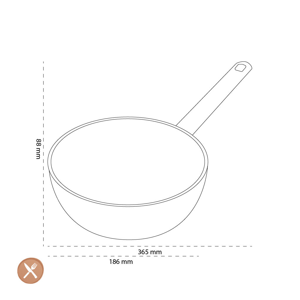 Demeyere - Apollo 7 Conische sauteuse 18 cm