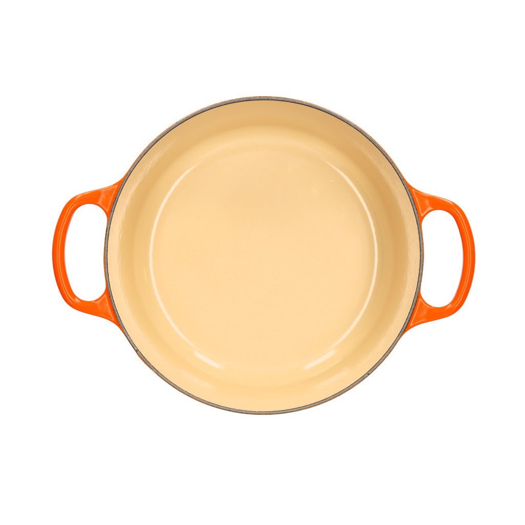 LeCreuset - Rôti- / Faitout Signature rond Orange-rouge 24cm 4.2l