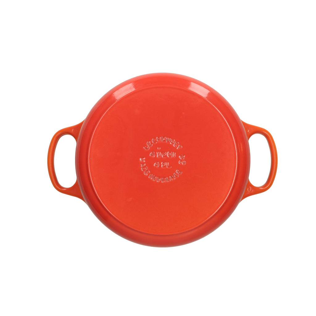 LeCreuset - Rôti- / Faitout Signature rond Orange-rouge 24cm 4.2l