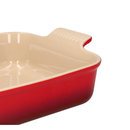 Le Creuset - Heritage Ovenschaal rechthoekig Kersenrood 32 x 24 cm