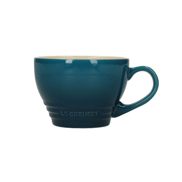 Le Creuset - Grote Cappuccino Mok Deep Teal 0,4l