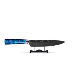 Shinrai Knives - Damascus Print Epoxy Sapphire Koksmes 20 cm