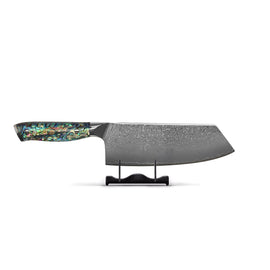 Shinrai Knives - Parelmoer Jewels Damascus Nakiri mes 20 cm