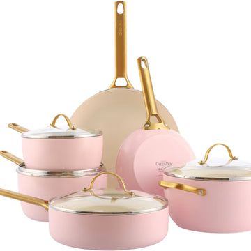 GreenPan - Padova Blush Pink 10-delige Pannenset