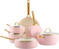 GreenPan - Padova Blush Pink 10-delige Pannenset