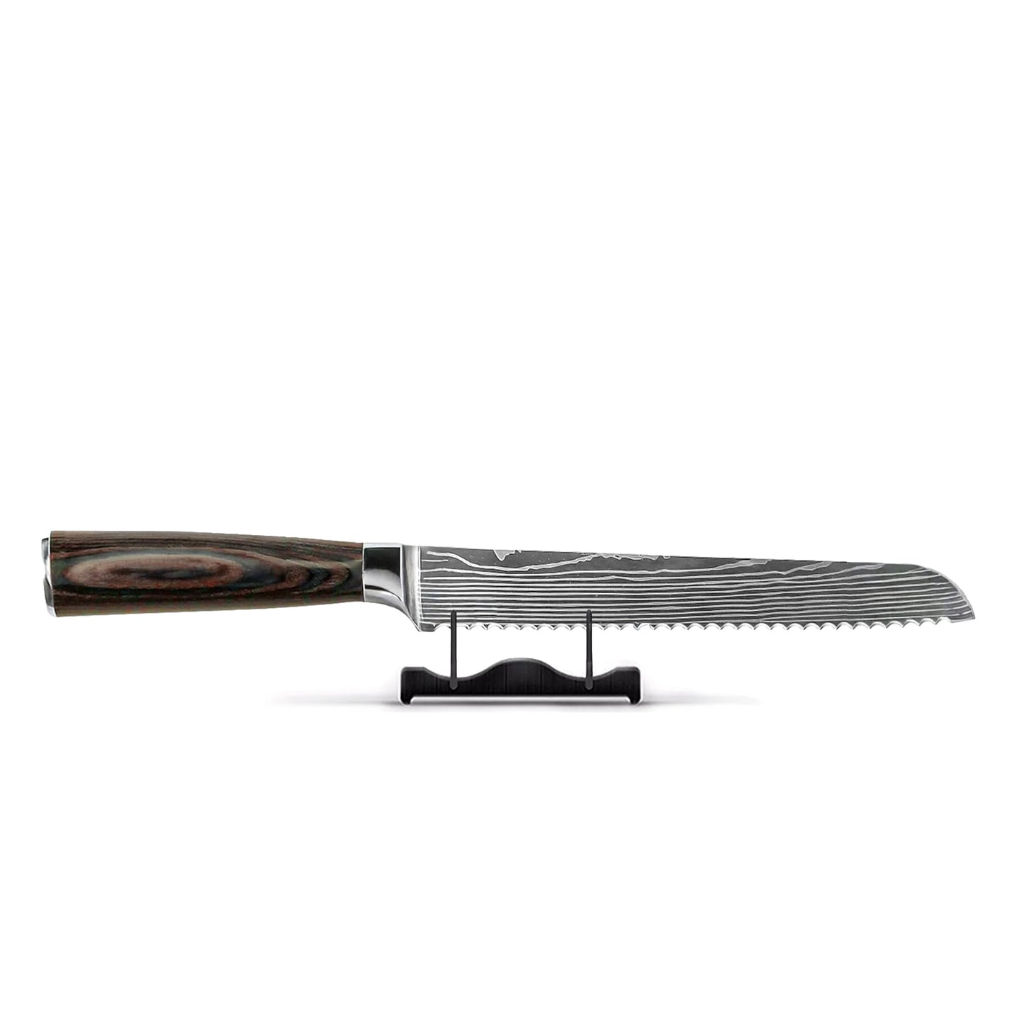 Shinrai Knives - Damascus Print Broodmes 20 cm