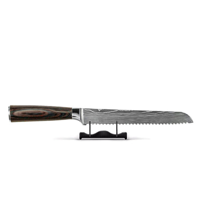 Shinrai Knives - Damascus Print Broodmes 20 cm