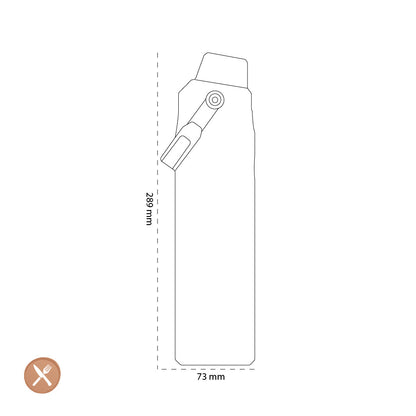 Stanley - De AeroLight™ IceFlow™ Waterfles Snelle Stroom 0,6L Frost