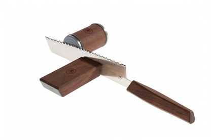 Horl - Broodmes Walnoothout - Triple Pro Cut Dubbelzijdig Gekarteld