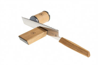 Horl - Broodmes Eikenhout - Triple Pro Cut Dubbelzijdig Gekarteld