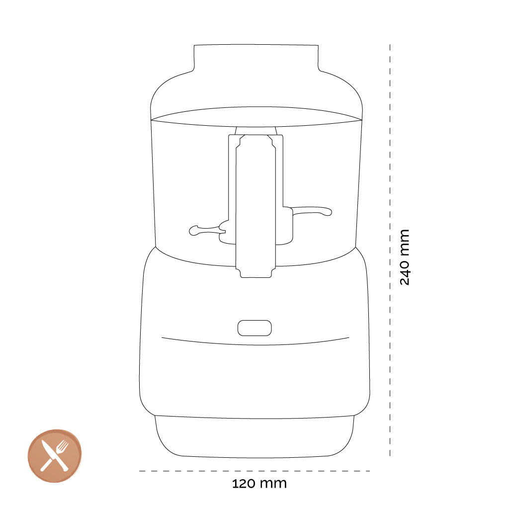 Magimix - Le Micro Hakmolen Mat Chroom