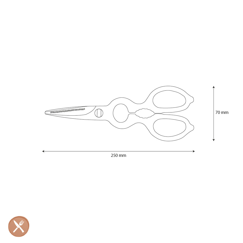 Shinrai Knives - Keukenschaar met deelbare bladen Precise