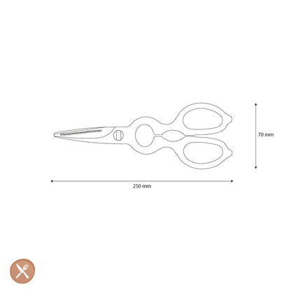Shinrai Knives - Keukenschaar met deelbare bladen Precise