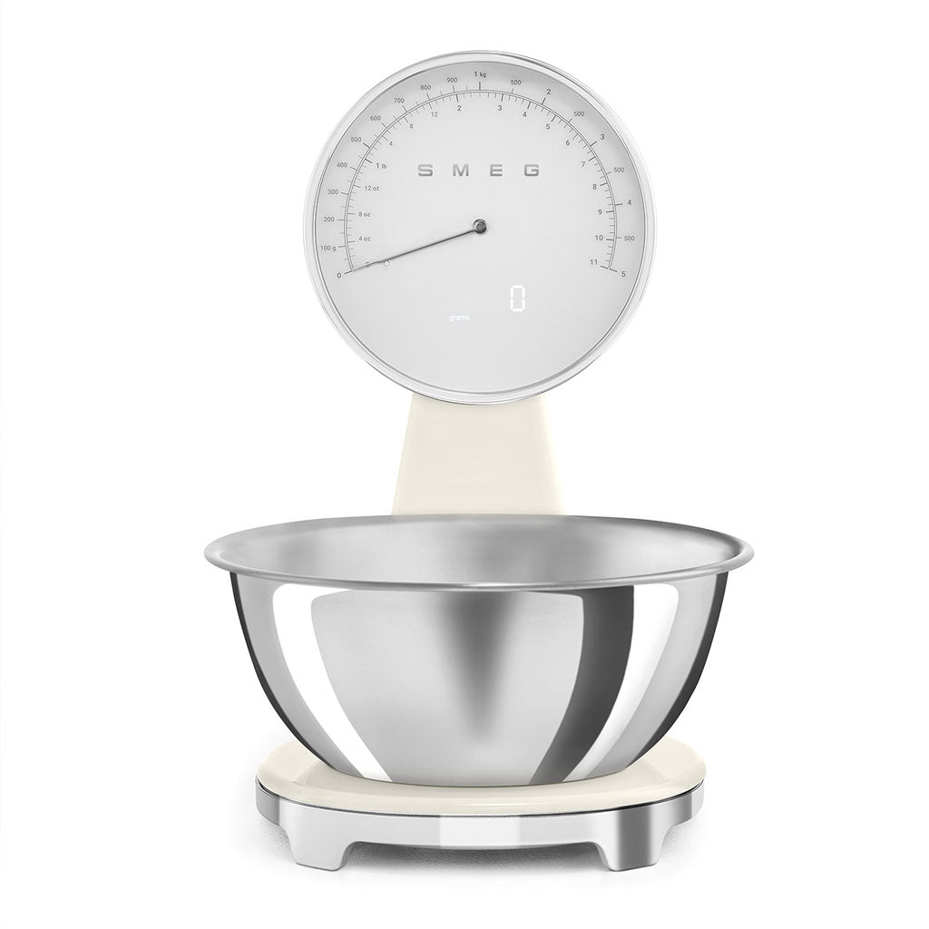 SMEG - Weegschaal Digitaal Jaren 50 Crème