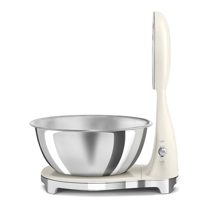 SMEG - Weegschaal Digitaal Jaren 50 Crème