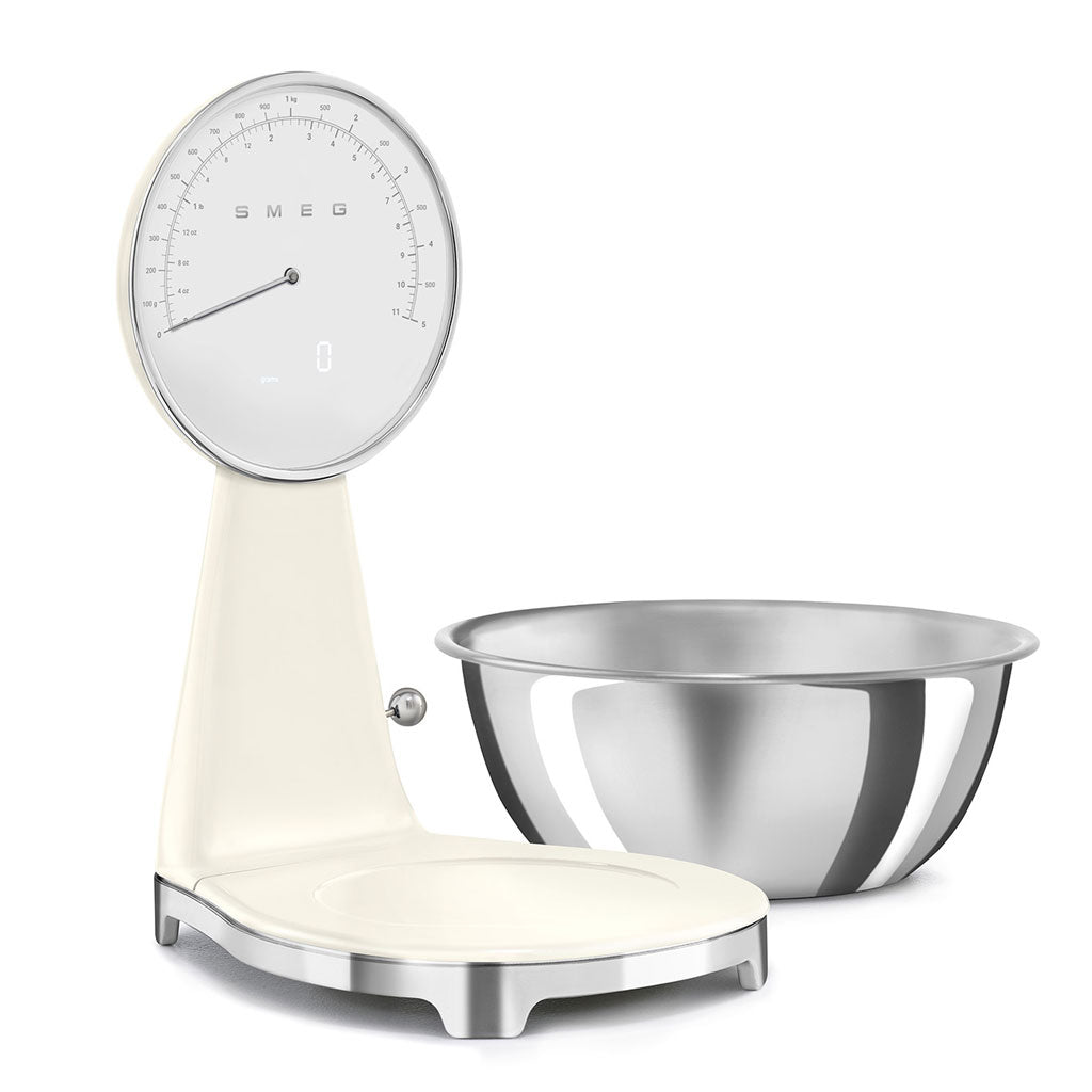 SMEG - Weegschaal Digitaal Jaren 50 Crème