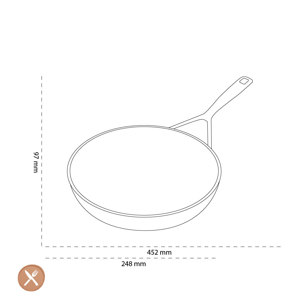 Demeyere - Alu Industry 3 Ceraforce Koekenpanset 24 + 28 cm