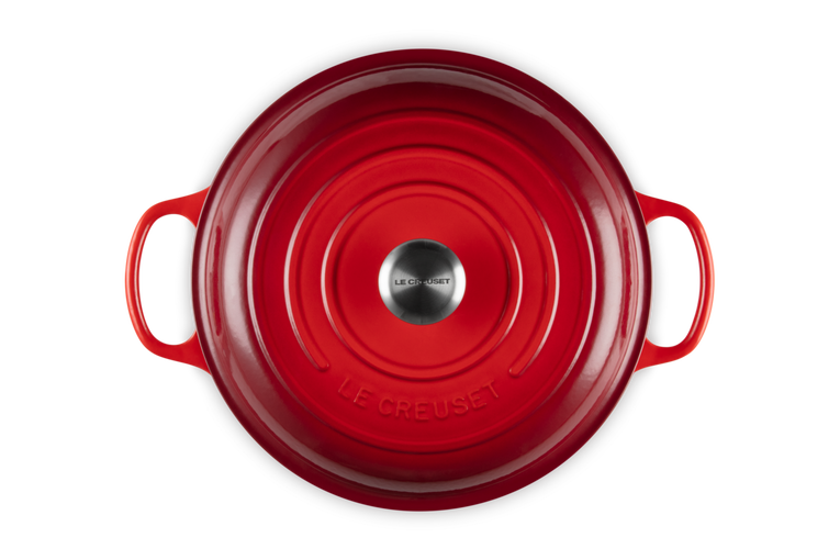 Le Creuset - Signature Campagnard Braadpan Kersenrood 30 cm