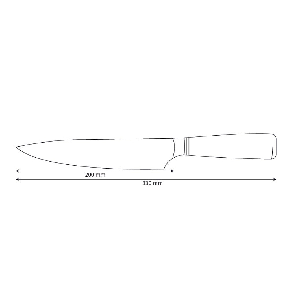 Shinrai Knives - Micarta Jewels Damascus Koksmes 20 cm