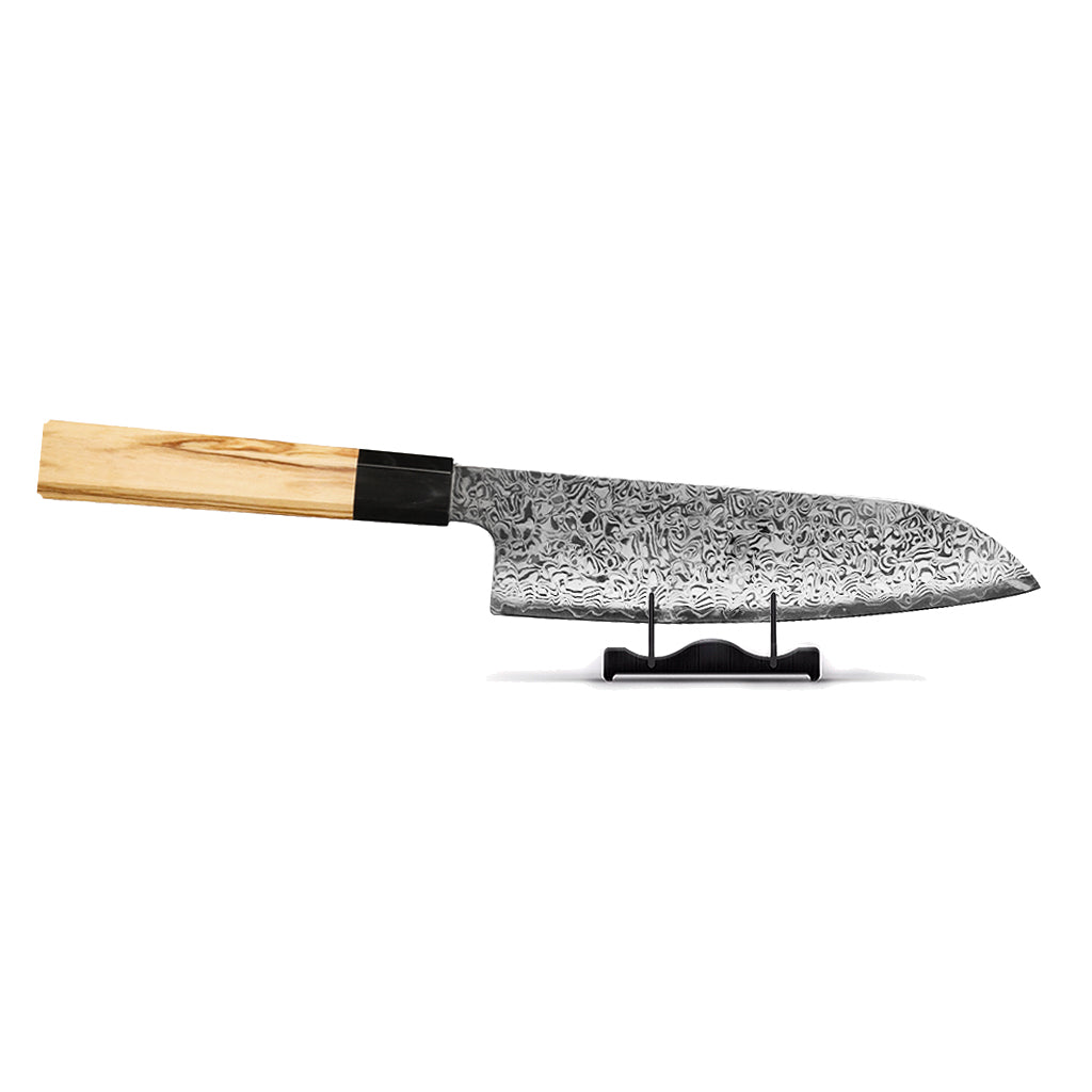 Shinrai Japon - Couteau Santoku Takumi Kaza Damas 18 cm