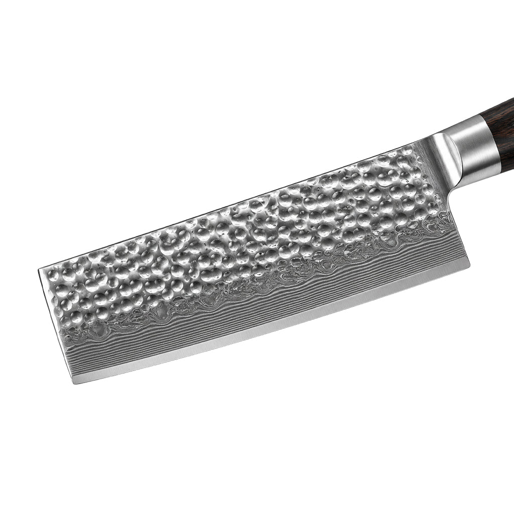 Shinrai Knives - Hammered Damast BR Nakiri mes 18 cm