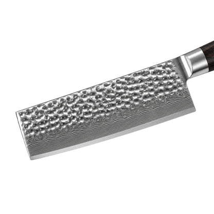 Shinrai Knives - Hammered Damast BR Nakiri mes 18 cm
