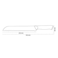 Shinrai Knives - Eclipse Series Damascus Broodmes 20 cm